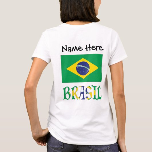 Bandeira do Brasil e Brasil Come o Nome Tシャツ (裏面)
