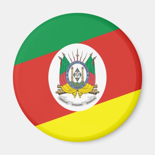 Bandeira do Rio Grande do Sul マグネット (正面)