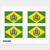 Bandeira Império 長方形シール (シート)