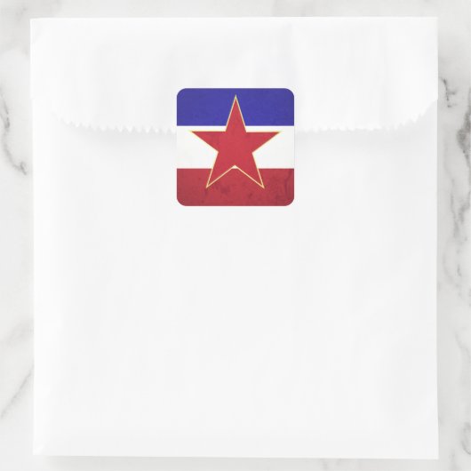 Bandeira Iugoslávia スクエアシール (バッグ)