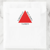 Bandeira Minas Gerais Brasil 長方形シール (バッグ)