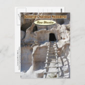 Bandelier National Monument, NM ポストカード (正面/裏面)