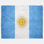 Bandera Argentina フリースブランケット (正面(横))