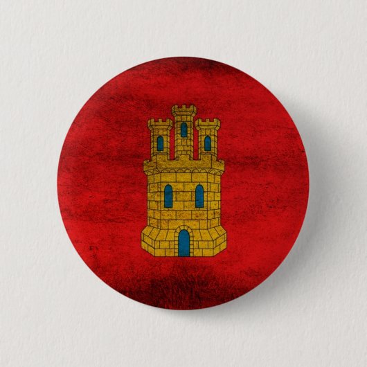 Bandera de Castilla Pin 缶バッジ (正面)