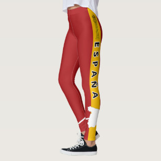 Bandera de España y Escudo Leggings Patrióticos レギンス