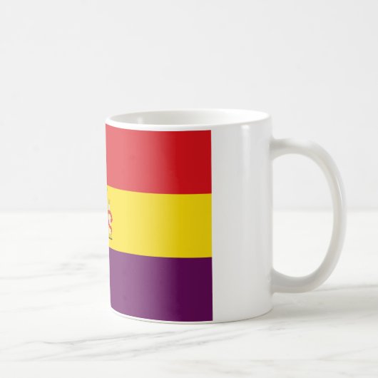 Bandera de la Republicaa Espanolaa コーヒーマグカップ (右)
