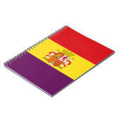 Bandera de la Republicaa Espanolaa ノートブック (左側)