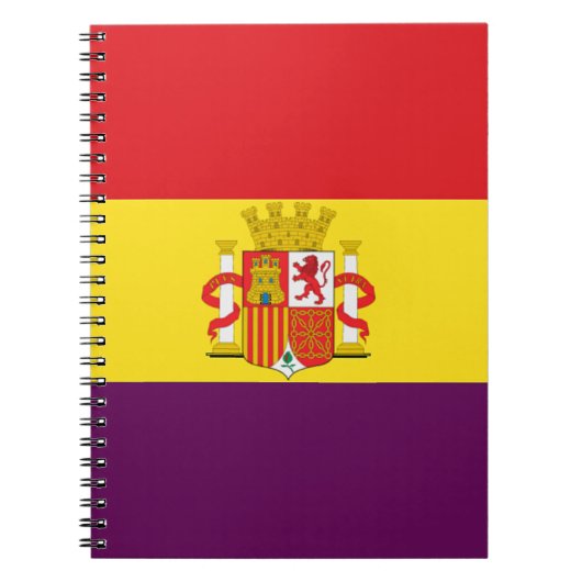 Bandera de la Republicaa Espanolaa ノートブック (正面)