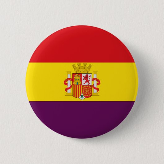Bandera de la Republicaa Espanolaa 缶バッジ (正面)