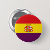 Bandera de la Republicaa Espanolaa 缶バッジ (正面&裏面)
