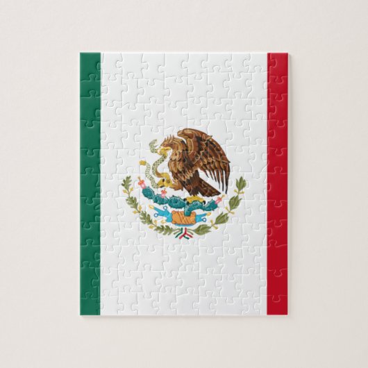 Bandera de México - Flag of Mexico - Mexican Flag ジグソーパズル (縦)