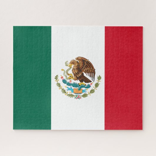 Bandera de Mexico National flag Mexicanos ジグソーパズル (横)