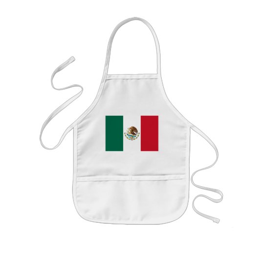 Bandera de Mexico National flag Mexicanos 子供用エプロン (正面)