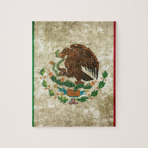 Bandera de Mexicoo -メキシコの旗 ジグソーパズル