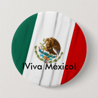 Bandera de Mexicoo 缶バッジ
