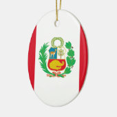 Bandera del Peru? -ペルーの旗 セラミックオーナメント (左)