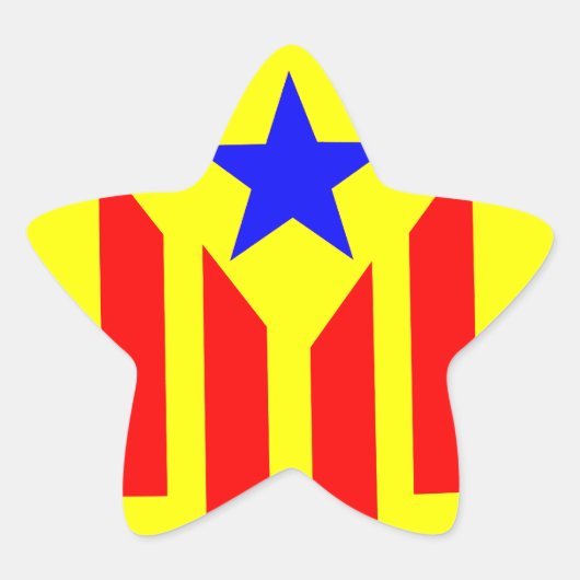 Bandera Estelada Catalana 星シール (正面)