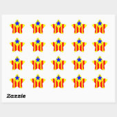 Bandera Estelada Catalana 星シール (シート)