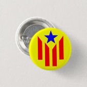 Bandera Estelada Catalana 缶バッジ (正面&裏面)