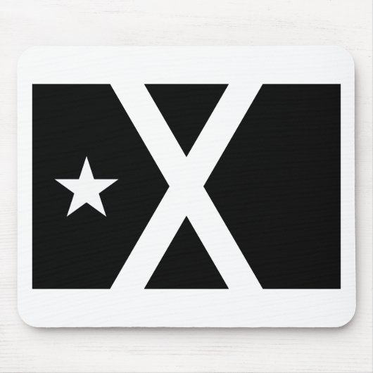Bandera Negra - Estelada Catalunyaの旗 マウスパッド (正面)