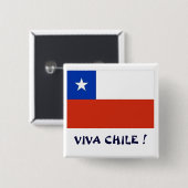 Bandera VivaチリI 缶バッジ (正面&裏面)