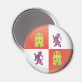 Bandera y escudo de Castilla y León マグネット (正面/裏面)