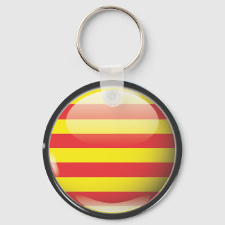 Bandera y escudo de Cataluña キーホルダー