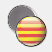 Bandera y escudo de Cataluña マグネット (正面/裏面)
