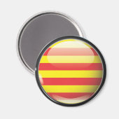 Bandera y escudo de Cataluña マグネット (正面/裏面)
