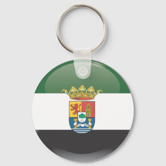 Bandera y escudo de Extremadura キーホルダー