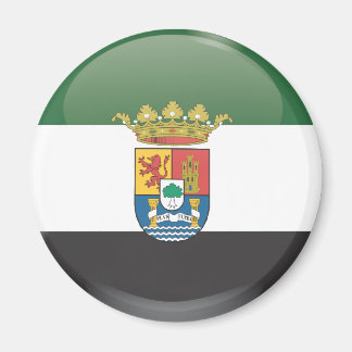 Bandera y escudo de Extremadura マグネット