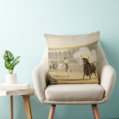 Banderillas de Fuego 1865年(色のlitho) クッション (椅子)