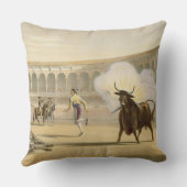 Banderillas de Fuego 1865年(色のlitho) クッション (裏面)