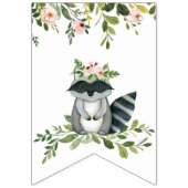 Banderines Cartel: es un Baby Shower Chica de Wood バンティングフラッグ (第1の旗)