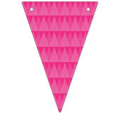 Banderines con triángulos rosas バンティングフラッグ (第1の旗)
