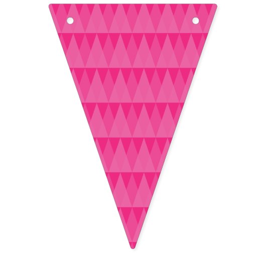 Banderines con triángulos rosas バンティングフラッグ (第4の旗)