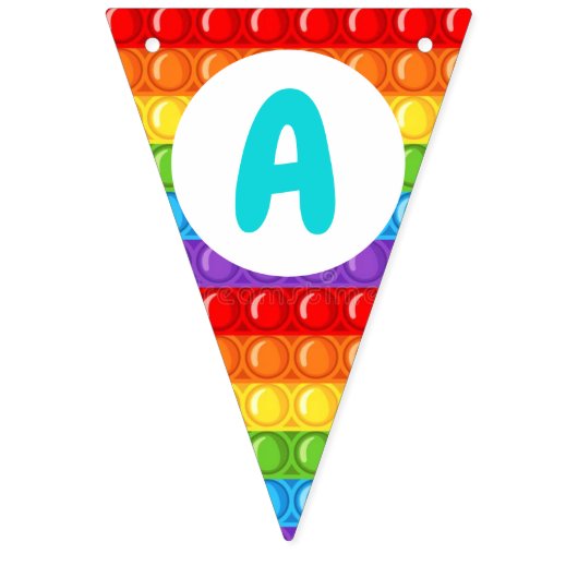 banderines de pop it バンティングフラッグ (第3の旗)