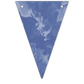 Banderines effecto marmolado azul バンティングフラッグ (第3の旗)