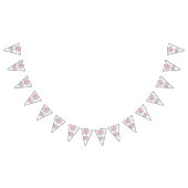 Banderines en Forma de Triángulo con Diseño “Celeb バンティングフラッグ (全)