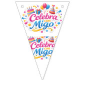 Banderines en Forma de Triángulo con Diseño “Celeb バンティングフラッグ (第2の旗)