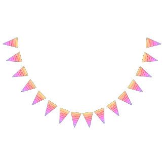 Banderole à fanions Summer Party バンティングフラッグ