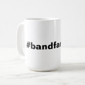 #bandfamousマグ コーヒーマグカップ (正面左)