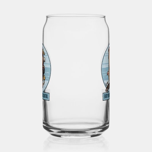 Bandicootおもしろいすべてが制御漫画の下にある ガラス缶 (右)