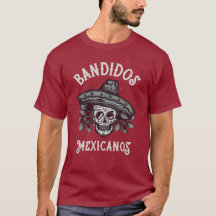 Bandidos MexicanosマルーンTシャツ