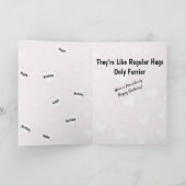 Banditのハッピーバースデーカード(3335) カード (内部)