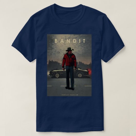 Bandit Pontiac Firebird Trans AM Tシャツ (デザイン正面)