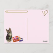 Bandit The Cat's Postcrossing Valentineのはがき ポストカード (裏面)