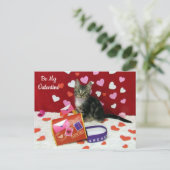 Bandit The Cat's Valentine Mailboxはがき シーズンポストカード (スタンド正面)