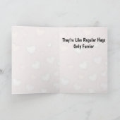 Bandit's Kitten Hugs Card (3335) カード (内部)