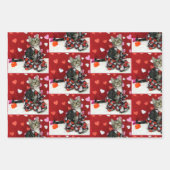 Bandit's Love – 猫/子猫ラッピング紙シート ラッピングペーパーシート (正面)